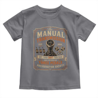 Car Guy Toddler T Shirt The Manual Transmission Preservation Society