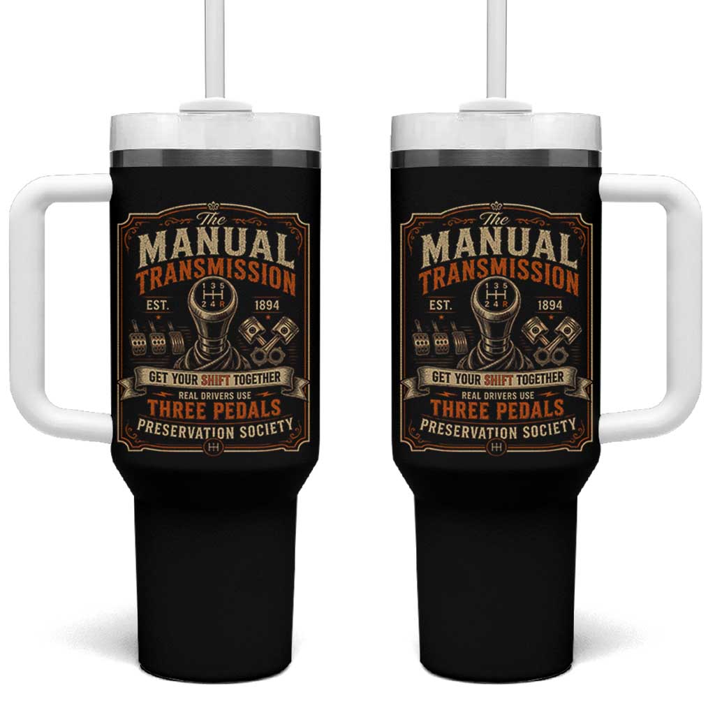 Car Guy Tumbler With Handle The Manual Transmission Preservation Society