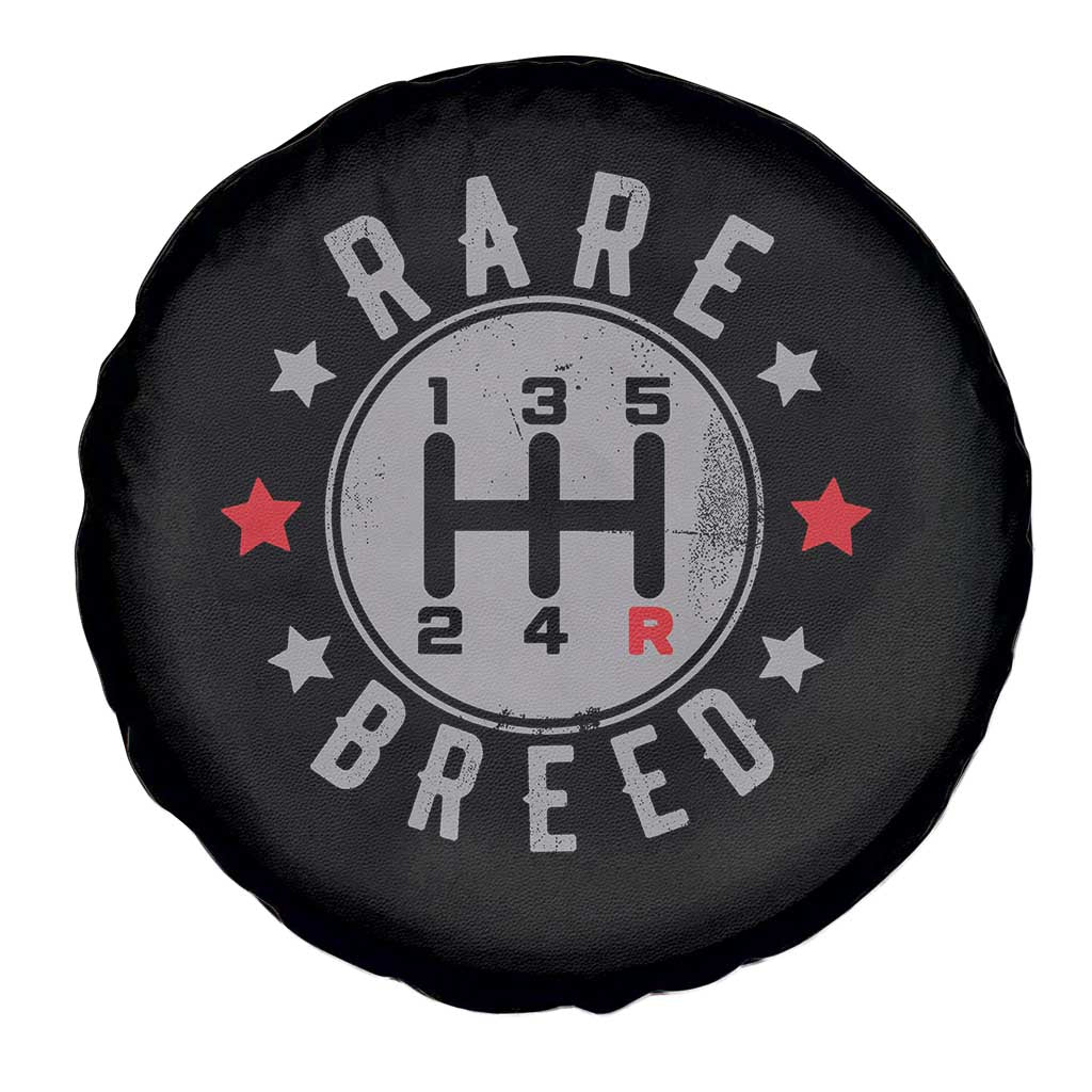 Rare Breed Manual Transmission Stick Shift Driver Spare Tire Cover Vintage Distressed Graphic