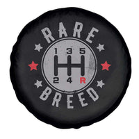 Rare Breed Manual Transmission Stick Shift Driver Spare Tire Cover Vintage Distressed Graphic