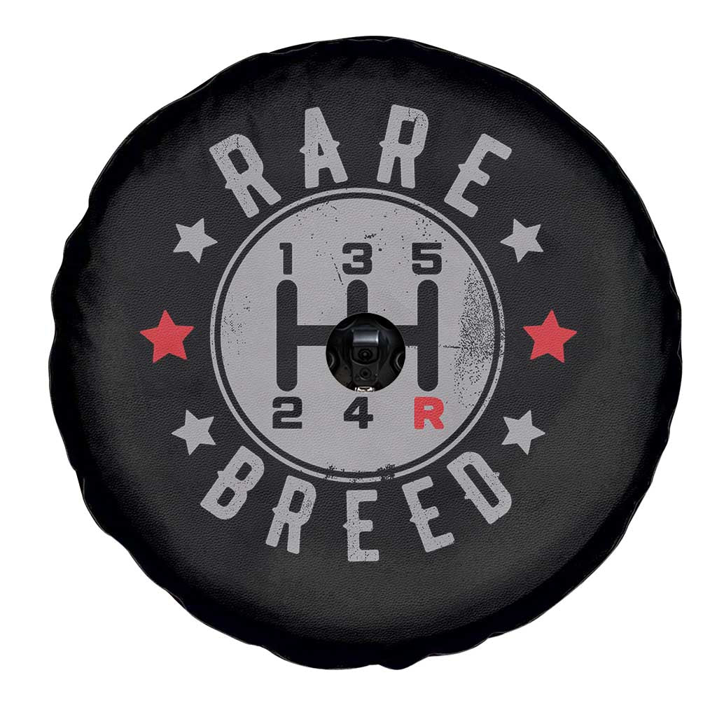 Rare Breed Manual Transmission Stick Shift Driver Spare Tire Cover Vintage Distressed Graphic