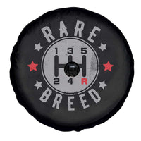 Rare Breed Manual Transmission Stick Shift Driver Spare Tire Cover Vintage Distressed Graphic