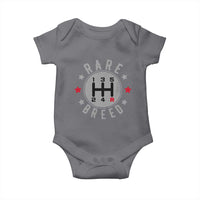 Rare Breed Manual Transmission Stick Shift Driver Baby Onesie Vintage Distressed Graphic