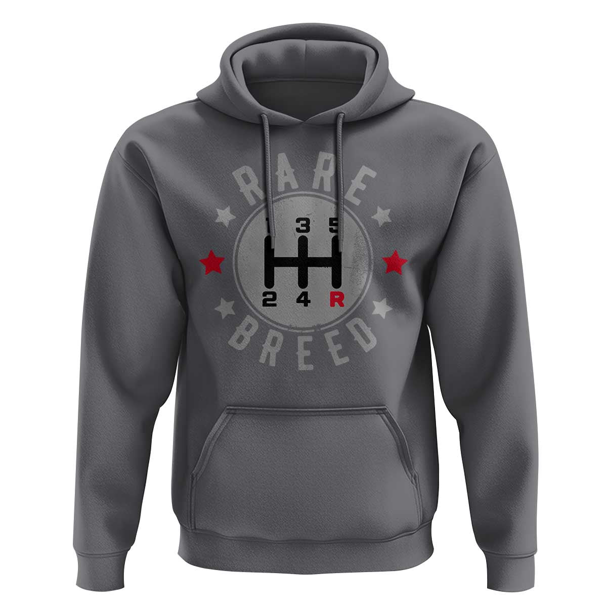 Rare Breed Manual Transmission Stick Shift Driver Hoodie Vintage Distressed Graphic