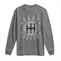 Rare Breed Manual Transmission Stick Shift Driver Long Sleeve Shirt Vintage Distressed Graphic
