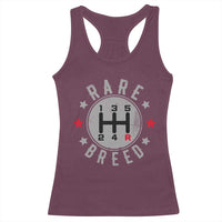 Rare Breed Manual Transmission Stick Shift Driver Racerback Tank Top Vintage Distressed Graphic