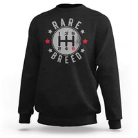 Rare Breed Manual Transmission Stick Shift Driver Sweatshirt Vintage Distressed Graphic