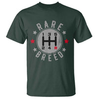 Rare Breed Manual Transmission Stick Shift Driver T Shirt Vintage Distressed Graphic