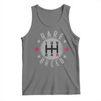 Rare Breed Manual Transmission Stick Shift Driver Tank Top Vintage Distressed Graphic