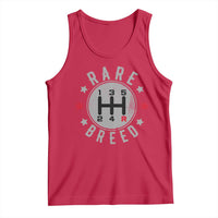 Rare Breed Manual Transmission Stick Shift Driver Tank Top Vintage Distressed Graphic