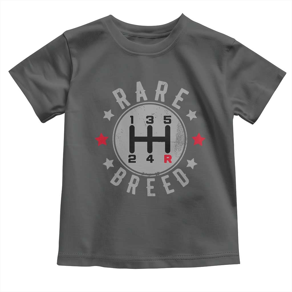 Rare Breed Manual Transmission Stick Shift Driver Toddler T Shirt Vintage Distressed Graphic