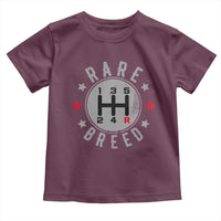 Rare Breed Manual Transmission Stick Shift Driver Toddler T Shirt Vintage Distressed Graphic