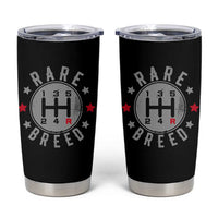 Rare Breed Manual Transmission Stick Shift Driver Tumbler Cup Vintage Distressed Graphic