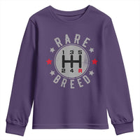 Rare Breed Manual Transmission Stick Shift Driver Youth Sweatshirt Vintage Distressed Graphic