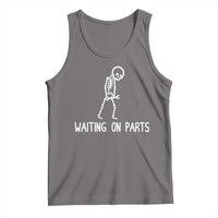 Waiting on Parts Mechanic Skeleton Tank Top Garage Car Guy Auto Repair Life