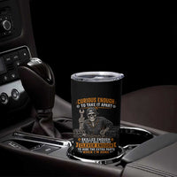 Mechanic Skeleton Tumbler Cup Curious Enough to Take It Apart Car Auto Repair Garage