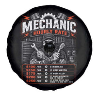 Mechanic Skeleton Spare Tire Cover Funny Hourly Rate Auto Car Garage Labor Rates