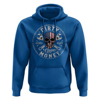 Mechanic Skeleton Hoodie My Hands May Be Dirty But My Money is Clean Auto Repair Garage