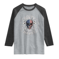 Mechanic Skeleton Raglan Shirt My Hands May Be Dirty But My Money is Clean Auto Repair Garage