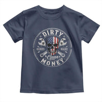 Mechanic Skeleton Toddler T Shirt My Hands May Be Dirty But My Money is Clean Auto Repair Garage