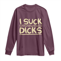 I Suck At Fantasy Football Long Sleeve Shirt Funny My Friends Are Draft Party Commish FFL - Wonder Print Shop