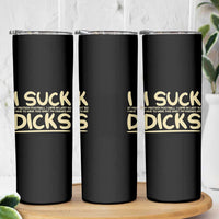 I Suck At Fantasy Football Skinny Tumbler Funny My Friends Are Draft Party Commish FFL - Wonder Print Shop
