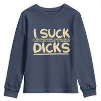 I Suck At Fantasy Football Youth Sweatshirt Funny My Friends Are Draft Party Commish FFL - Wonder Print Shop