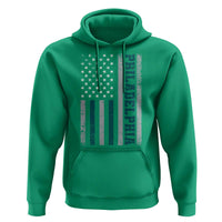Philadelphia Hoodie Retro American Flag Philly Fan - Wonder Print Shop