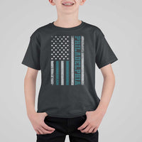Philadelphia T Shirt For Kid Retro American Flag Philly Fan - Wonder Print Shop