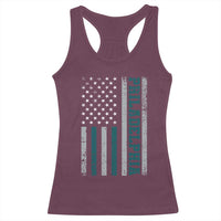 Philadelphia Racerback Tank Top Retro American Flag Philly Fan - Wonder Print Shop