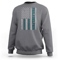 Philadelphia Sweatshirt Retro American Flag Philly Fan - Wonder Print Shop