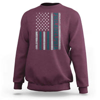 Philadelphia Sweatshirt Retro American Flag Philly Fan - Wonder Print Shop