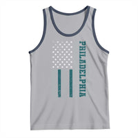 Philadelphia Tank Top Retro American Flag Philly Fan - Wonder Print Shop