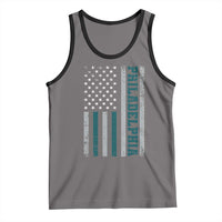 Philadelphia Tank Top Retro American Flag Philly Fan - Wonder Print Shop