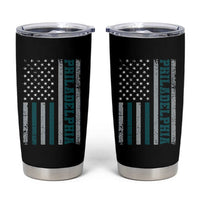 Philadelphia Tumbler Cup Retro American Flag Philly Fan - Wonder Print Shop