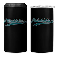 Philadelphia 4 in 1 Can Cooler Tumbler Mascot Vintage Sports Name - Wonder Print Shop