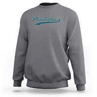 Philadelphia Sweatshirt Mascot Vintage Sports Name - Wonder Print Shop