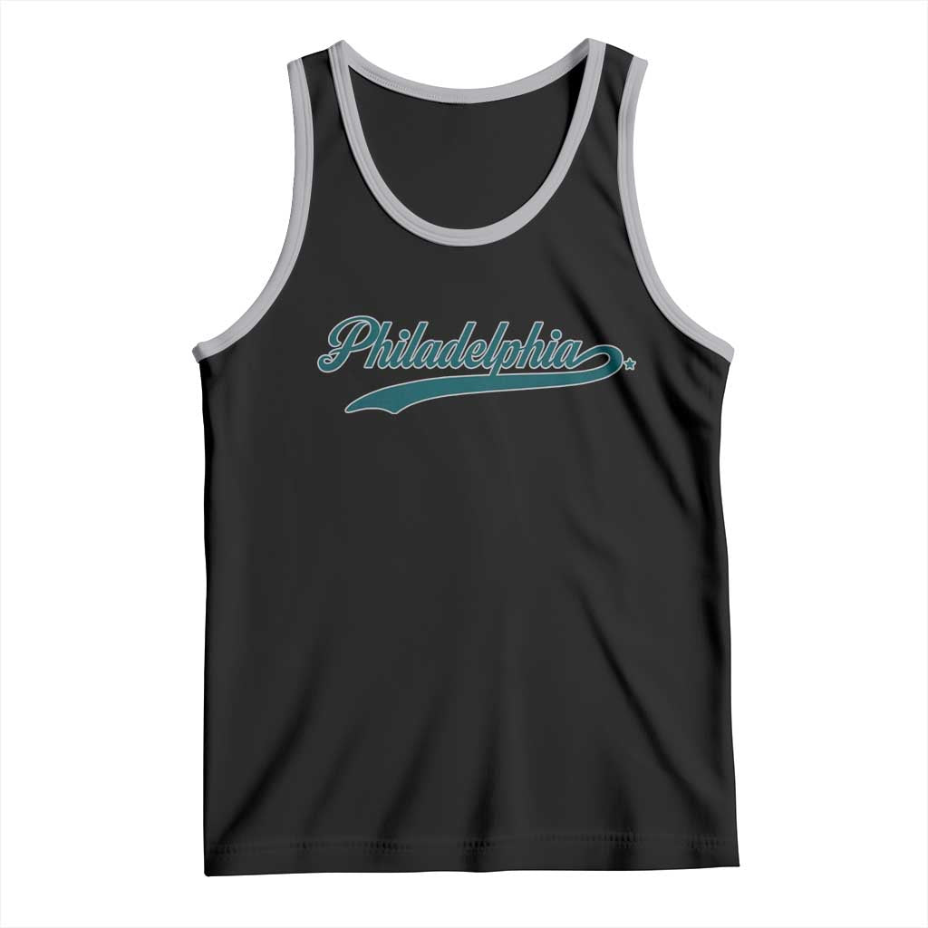 Philadelphia Tank Top Mascot Vintage Sports Name - Wonder Print Shop