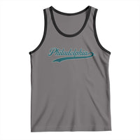 Philadelphia Tank Top Mascot Vintage Sports Name - Wonder Print Shop