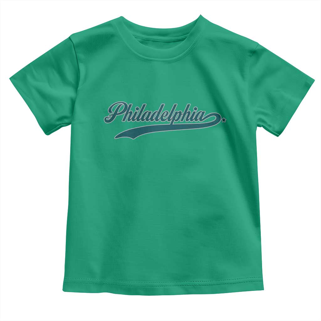 Philadelphia Toddler T Shirt Mascot Vintage Sports Name - Wonder Print Shop