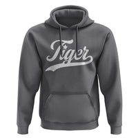 Retro Script Tigers Hoodie Vintage Sports Team Name - Wonder Print Shop