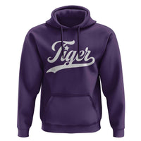 Retro Script Tigers Hoodie Vintage Sports Team Name - Wonder Print Shop