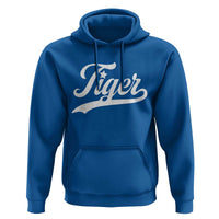 Retro Script Tigers Hoodie Vintage Sports Team Name - Wonder Print Shop