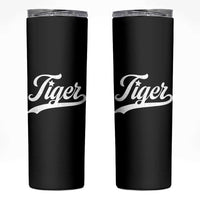 Retro Script Tigers Skinny Tumbler Vintage Sports Team Name - Wonder Print Shop