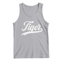 Retro Script Tigers Tank Top Vintage Sports Team Name - Wonder Print Shop