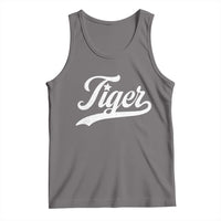 Retro Script Tigers Tank Top Vintage Sports Team Name - Wonder Print Shop