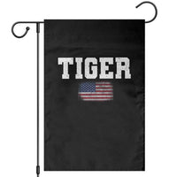 Classic Tigers Garden Flag Retro Varsity Vintage Sports Team Name USA Flag - Wonder Print Shop