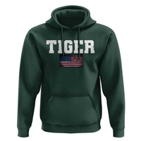 Classic Tigers Hoodie Retro Varsity Vintage Sports Team Name USA Flag - Wonder Print Shop