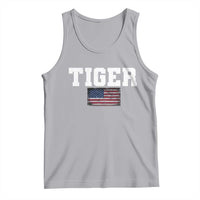 Classic Tigers Tank Top Retro Varsity Vintage Sports Team Name USA Flag - Wonder Print Shop