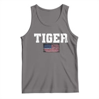 Classic Tigers Tank Top Retro Varsity Vintage Sports Team Name USA Flag - Wonder Print Shop